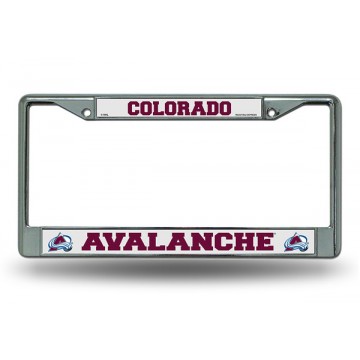 Colorado Avalanche Chrome License Plate Frame 